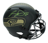 Sam Darnold Autographed Seattle Seahawks 2025 Salute to Service Speed Full Size Helmet Beckett Witnessed