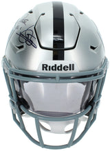 Raghib "Rocket" Ismail Autographed Raiders Speedflex Midi Helmet Beckett Witnessed
