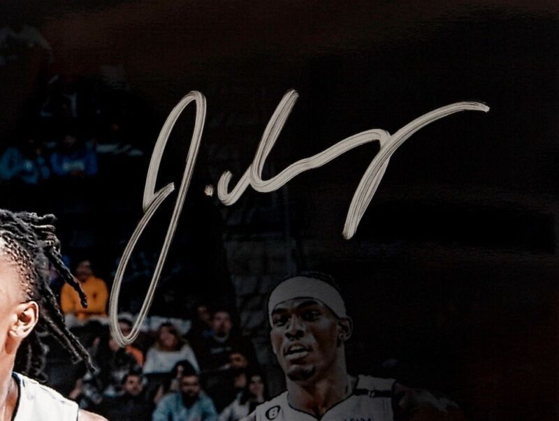 JADEN IVEY Autographed Detroit Pistons "Logoman" 16" x 10" Photograph PANINI LE 123