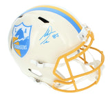 Antonio Gates Autographed Chargers RETRO Speed Full Size Helmet Beckett Witnessed