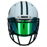 Brett Favre Autographed Green Bay Packers GDL/FSM Custom Painted White/Green Speed Authentic Helmet Radtke/Beckett