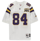 Randy Moss Autographed/Inscribed "HOF 18" Minnesota Vikings Mitchell & Ness White Authentic Jersey Fanatics
