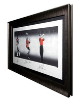 Michael Jordan, Tiger Woods & Muhammad Ali Signed "Legends of Sport" Platinum Litho UDA LE 100