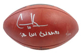 COOPER KUPP Autographed/Inscribed "SB LVI CHAMPS" Los Angeles Rams SB LVI Champions Logo Wilson Duke Authentic Football FANATICS LE 1/56