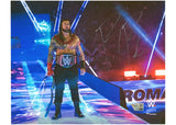 Roman Reigns Autographed WWE Clash at the Castle Entrance 8" x 10" Photograph Fanatics