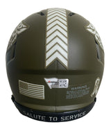 Trevor Lawrence Autographed Jacksonville Jaguars 2022 Salute to Service Speed Mini Helmet Fanatics