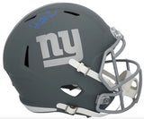 Abdul Carter Autographed New York Giants Slate Speed Full Size Helmet Fanatics