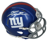 Jaxson Dart Autographed New York Giants Speed Mini Helmet Fanatics
