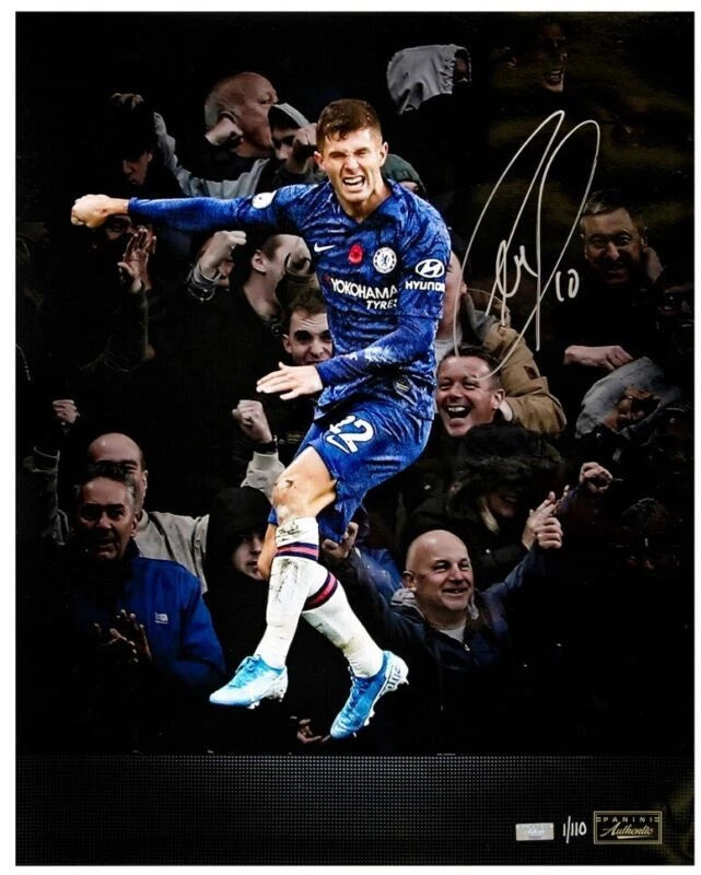 Christian Pulisic Autographed Chelsea FC "Intensity" 16" x 20" Photograph Panini LE 110
