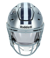 Emmitt Smith Autographed Dallas Cowboys Speedflex Midi Helmet Beckett Witnessed