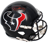 Dalton Schultz Autographed (in Red) Houston Texans 2024 Speed Full Size Helmet Beckett Witnessed