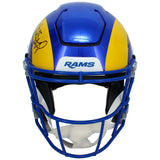 Matthew Stafford Autographed Los Angeles Rams Speedflex Authentic Helmet Beckett Witnessed