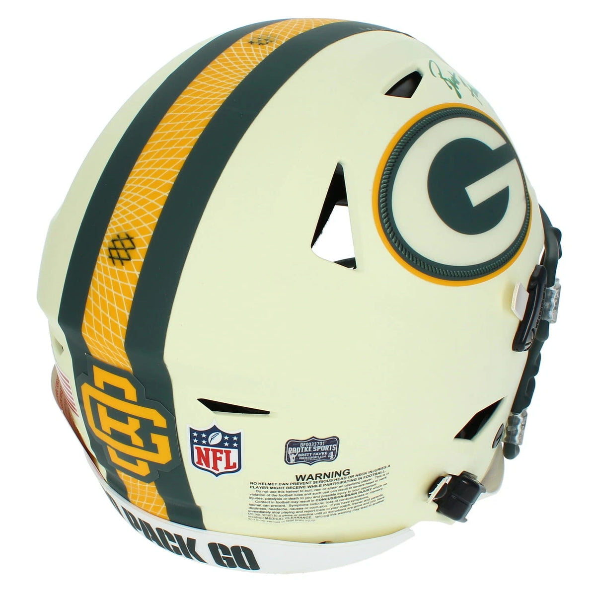 Brett Favre Autographed Green Bay Packers Rivalries Speedflex Authentic Helmet Radtke