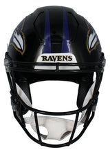 Ray Lewis Autographed Baltimore Ravens Speedflex Authentic Helmet Beckett Witnessed