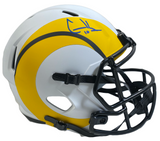 COOPER KUPP Autographed Los Angeles Rams Speed Lunar Eclipse Full Size Helmet FANATICS