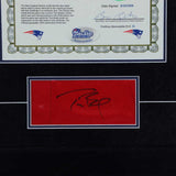 TOM BRADY Autographed New England Patriots 2006 Practice Used Signed Jersey Framed Display Patriots Pro Shop Authenticated