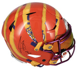 Joe Burrow Autographed/Inscribed "2020 #1 Pick" Cincinnati Bengals/LSU Tgers "Mash Up" FSM Custom Painted Speedflex Authentic Helmet Fanatics
