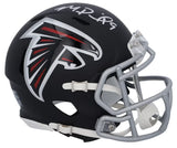 Michael Penix Jr. Autographed Atlanta Falcons Speed Mini Helmet Fanatics