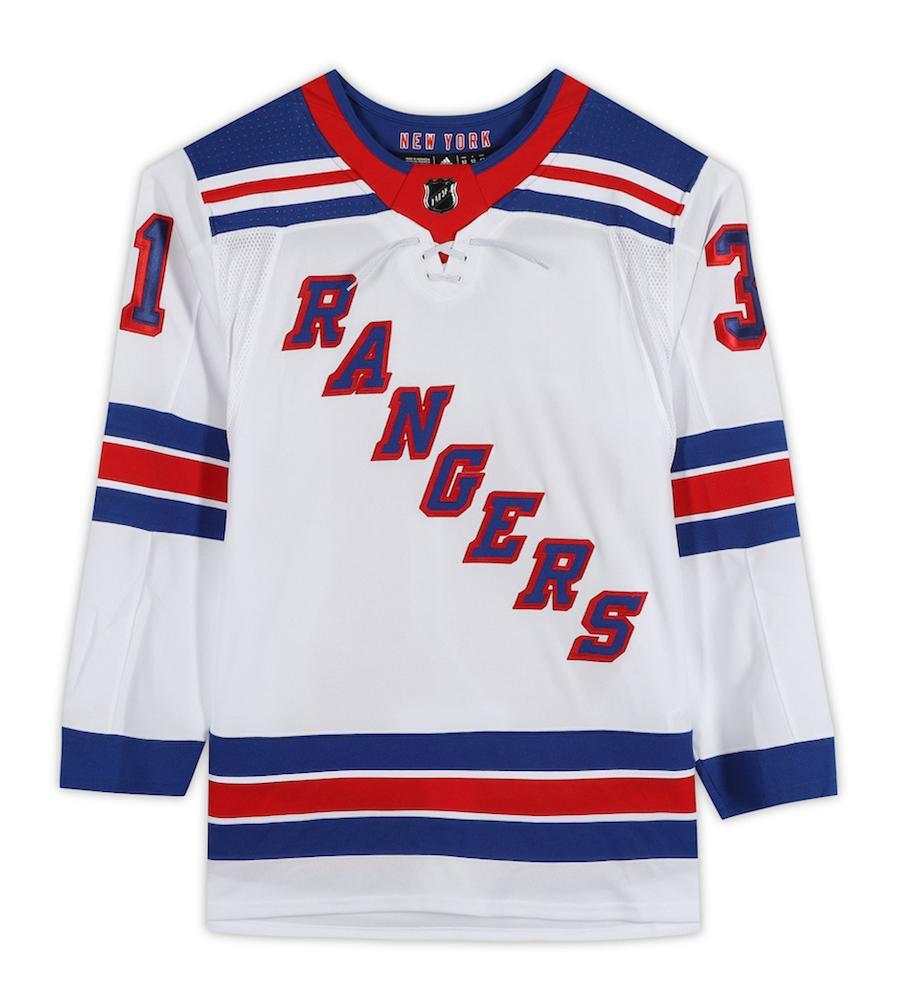 IGOR SHESHTERKIN Autographed/Inscribed "22 VEZINA" New York Rangers White Adidas Authentic Jersey FANATICS