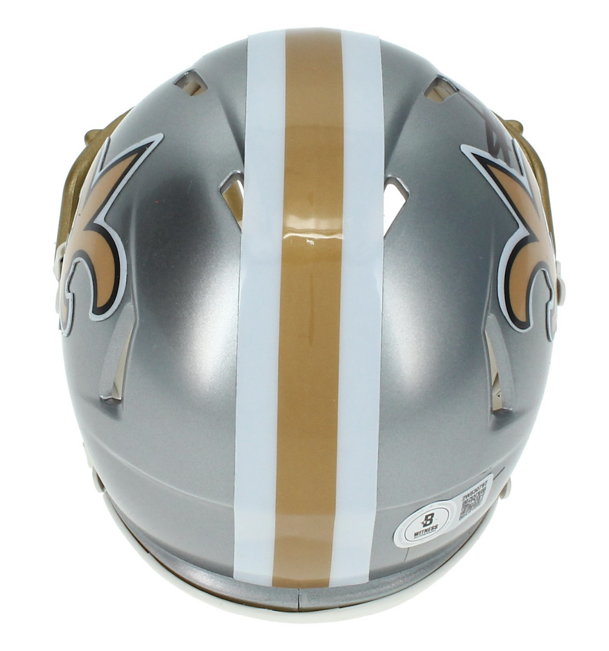 Alvin Kamara Autographed New Orleans Saints Flash Speed Mini Helmet Beckett Witnessed