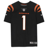 Ja'Marr Chase Autographed Cincinnati Bengals Black Nike Limited Jersey Fanatics
