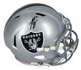 Ashton Jeanty Autographed Las Vegas Raiders Speed Full Size Helmet Beckett Witnessed
