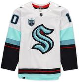 MATT BENIERS Autographed Seattle Kraken White Adidas Jersey FANATICS