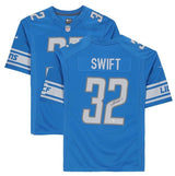 D'ANDRE SWIFT Autographed Detroit Lions Blue Nike Game Jersey FANATICS