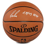Luka Doncic Autographed/Inscribed "18/19 ROY" Official NBA Spalding Basketball Panini LE 1/177