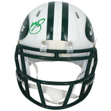Minkah Fitzpatrick Autographed New York Jets White 2024 Alternate Onfield Classic Speed Mini Helmet JSA Witnessed