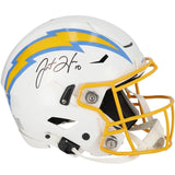Justin Herbert Autographed Los Angeles Chargers Speedflex Authentic Helmet Fanatics