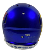 MATTHEW STAFFORD Autographed Los Angeles Rams Super Bowl LVI Champs Logo Speed Authentic Helmet FANATICS