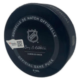 MATTHEW BOLDY Autographed/Inscribed "NHL DEBUT 1/6/22" Minnesota Wild Official NHL Game Puck FANATICS