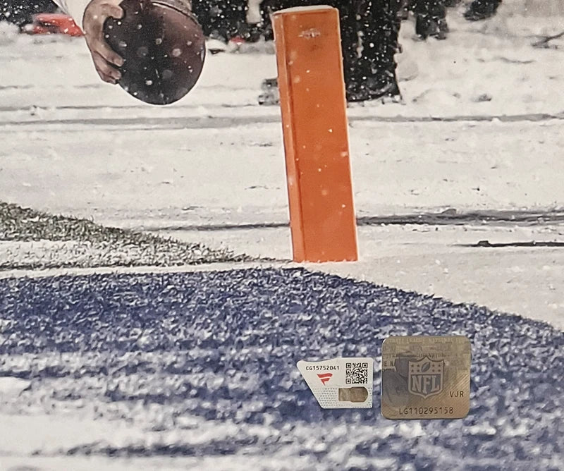 Josh Allen Autographed Buffalo Bills Diving Touchdown in the Snow 16" x 20" Photograph Fanatics