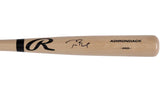 Tom Brady Autographed Rawlings Blonde Bat Fanatics
