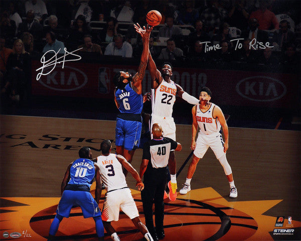DEANDRE AYTON Autographed and Inscribed Phoenix Suns Time To Rise Tip Off 16" x 20" Photograph - Limited Edition of 22 - GAME DAY LEGENDS & STEINER