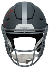 Anthony Richardson Autographed/Inscribed "2023 1st Rd Pick" Indianapolis Colts Slate Speedflex Authentic Helmet LE 1/25 Fanatics