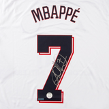 Kylian Mbappe Autographed 2021-22 Paris Saint-Germain Jordan Brand White Alternate Authentic Jersey Panini
