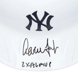 Aaron Judge Autographed/Inscribed "2X AL MVP" New York Yankees Alternate Chrome Mach Pro Replica Batting Helmet Fanatics