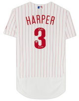 Bryce Harper Autographed/Inscribed "21 NL MVP" Philadelphia Phillies White Nike Authentic Jersey Fanatics