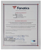 Tom Brady Tampa Bay Buccaneers Autographed 16" x 20" Super Bowl LV Champions Super Bowl LV Action Photograph with "LV CHAMPS" Inscription Fanatics