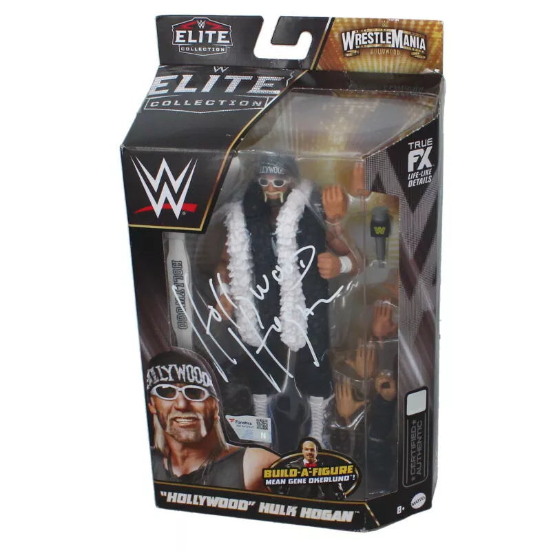 Hulk Hogan Autographed WWE/NWO Mattel Elite Series 39 Hollywood Hogan Action Figure Fanatics