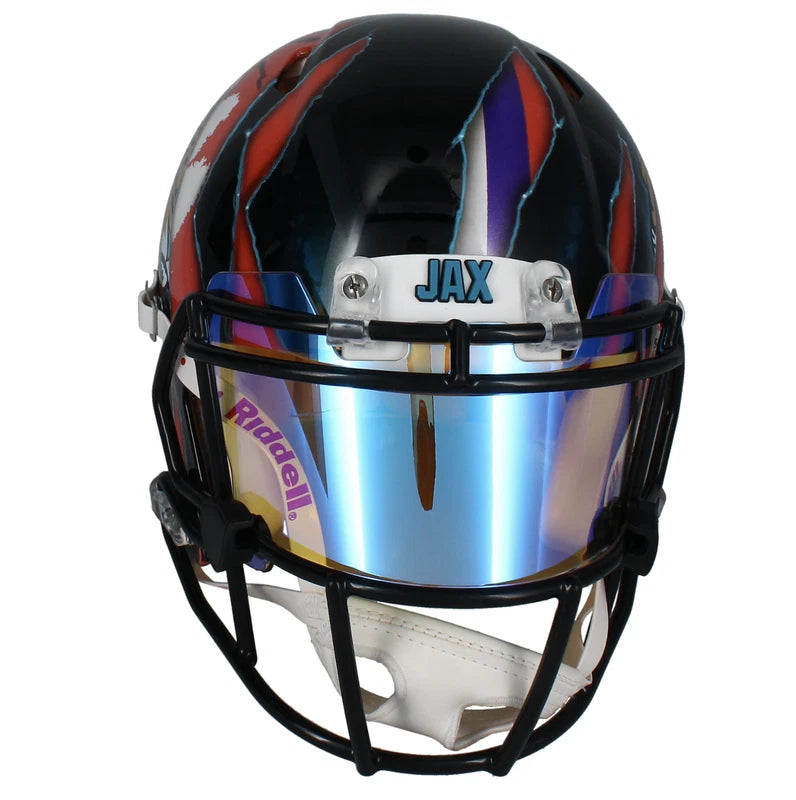 Trevor Lawrence Autographed Clemson Tigers/Jacksonville Jaguars K22 Custom Painted Rip Speed Authentic Helmet w/Visor & 3D Bumpers Fanatics