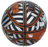 Victor Wembayana Autographed San Antonio Spurs Hand Painted Wilson Official NBA Authentic Basketball Fanatics LE 1/1