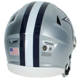 Javonte Williams Autographed Dallas Cowboys Speedflex Midi Helmet Beckett Witnessed