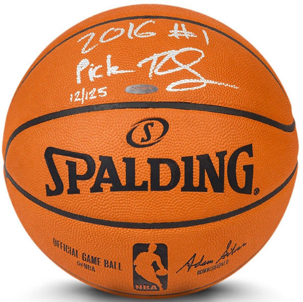 BEN SIMMONS Signed & Inscribed "2016 #1 Pick" Authentic Basketball UDA LE 125