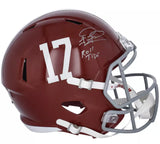 Tua Tagovailoa Autographed Alabama Crimson Tide "Roll Tide" Authentic Speed Helmet Fanatics