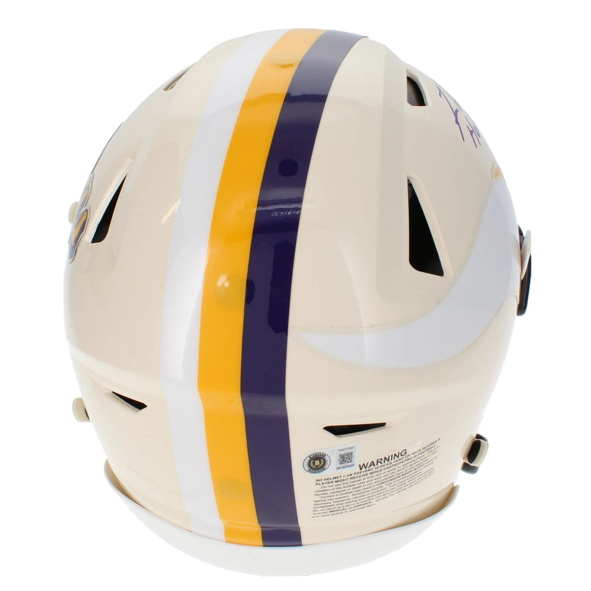 Fran Tarkenton Autographed/Inscribed "HOF 86" Minnesota Vikings RETRO Speedflex Authentic Helmet Beckett Witnessed
