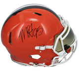 Myles Garrett Autographed Cleveland Browns Speed Authentic Helmet with Visor & 3D Bumpers Beckett Witnessed