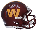 Terry McLaurin Autographed Washington Commanders Speed Mini Helmet Fanatics